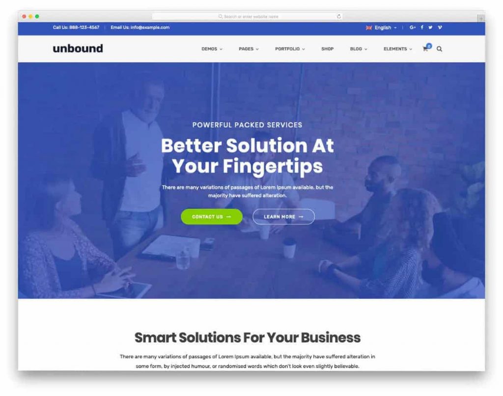 Unbound - Credit Repair Website Template